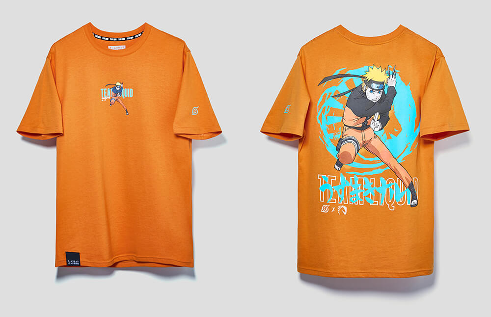 Naruto short sleeve tee - Team Liquid X Naruto