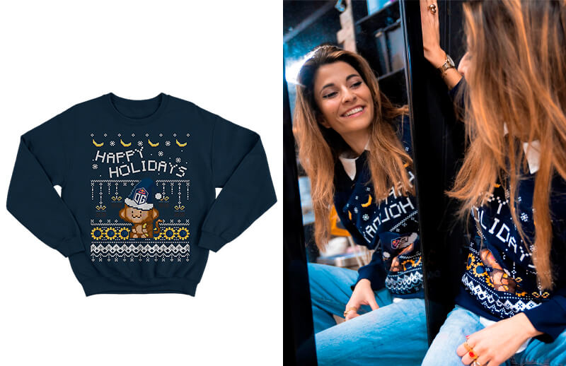 OG 2021 Christmas Sweater front © OG shop