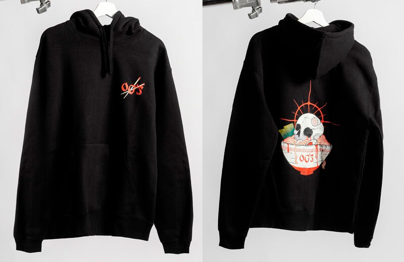 OG's Skullramen collection Hoodie © OG's Brand shop