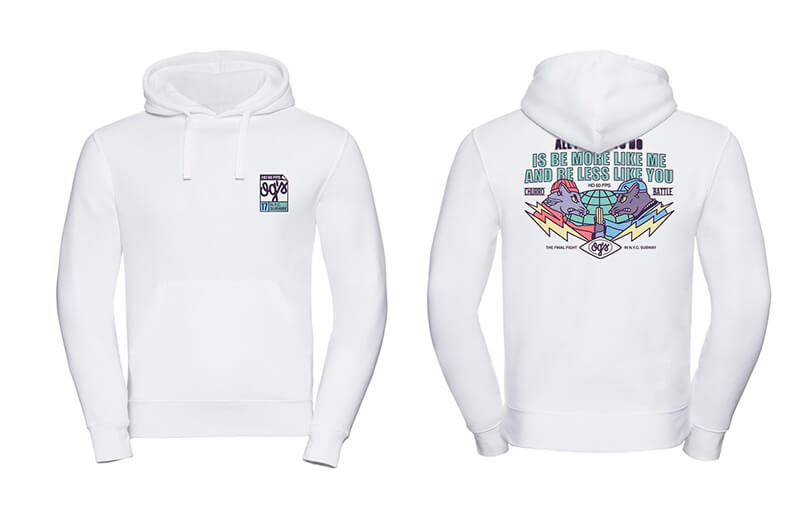 OG's Winter 2022 2 RATS 1 CHURRO white Hoodie © OG's Brand store