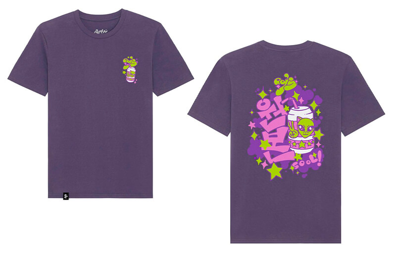 OG's Winter 2022 Korean Beer purple T-shirt © OG's Brand store
