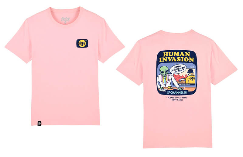 OG's HUMAN INVASION T-shirt © OG's shop