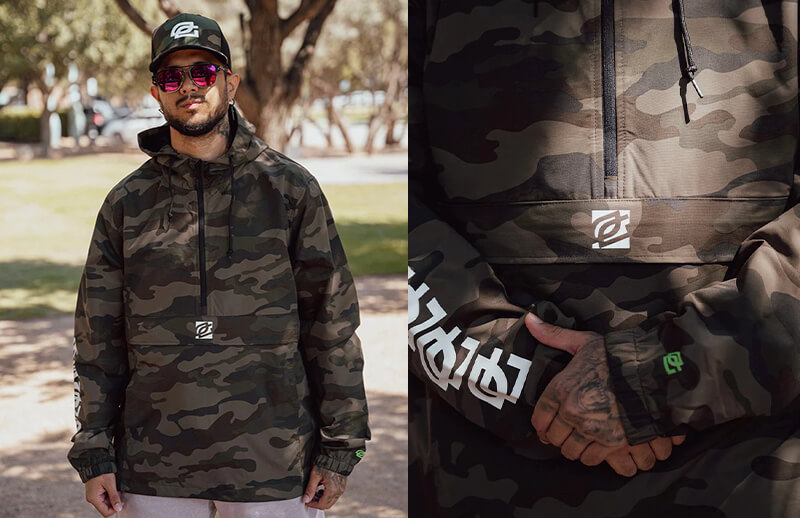 OpTic Green Label Fall Camo Anorak © OpTic Gaming shop