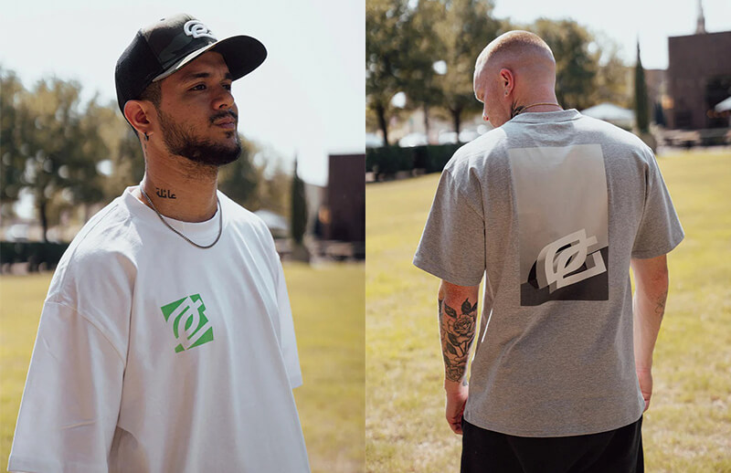 OpTic Green Label Fall White T-shirts © OpTic Gaming shop