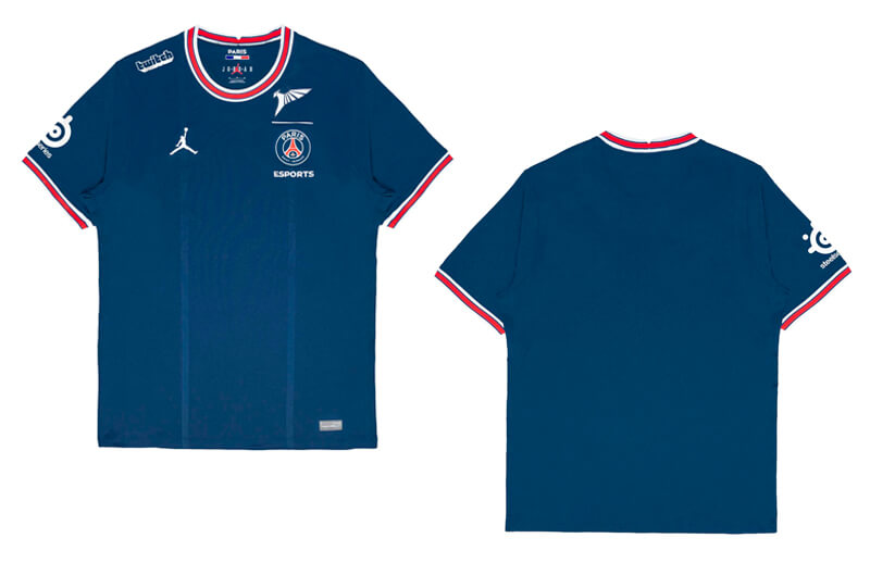 PSG TALON Air Jordan 2022 Jersey front and back © PSG TALON shop