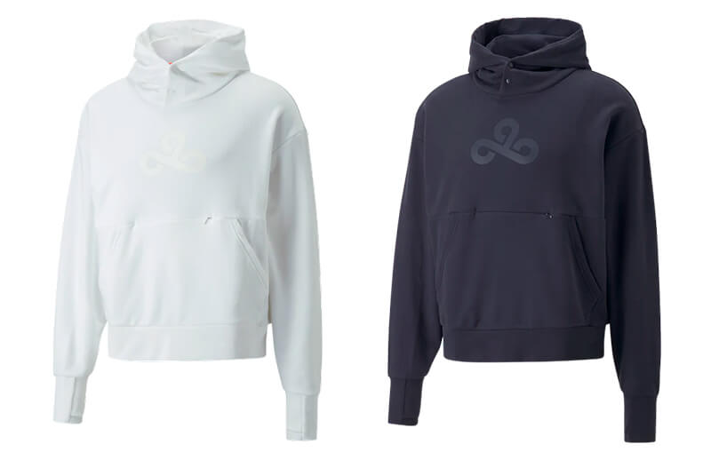 Cloud9 x PUMA 2022 Black and White Hoodies © C9 store