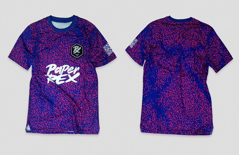 Paper Rex 2022 Official Jersey front and back © Paper Rex shop