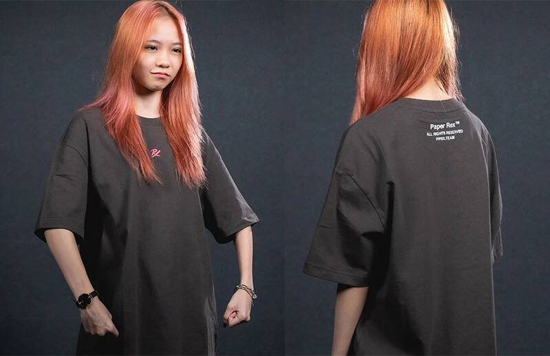 PRX Fall-Winter 2022 Black T-shirt © Paper Rex shop