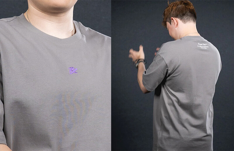 PRX Fall-Winter 2022 Gray T-shirt © Paper Rex shop