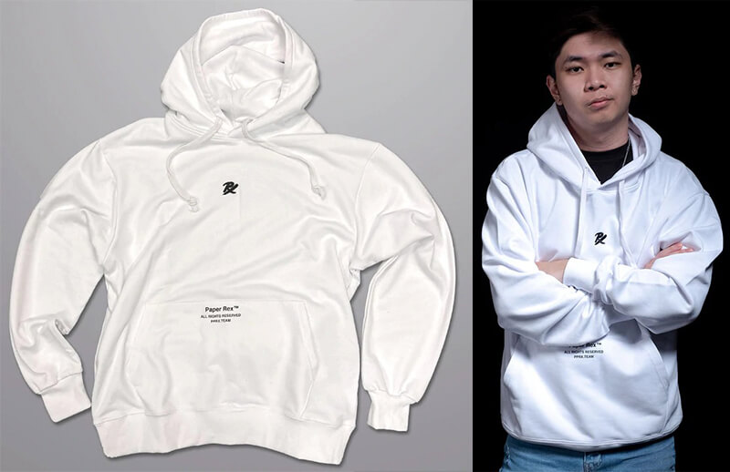 Paper Rex new Official white Hoodie © Paper Rex shop