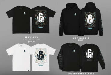 Rainbow Six Charlotte Major Clothing Drop © We Are Nations shop
