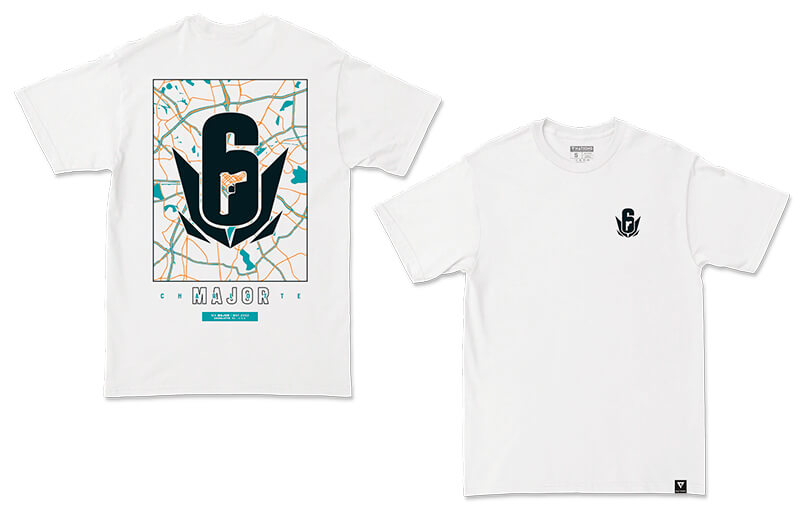 Rainbow Six Charlotte Major white T-shirt © We Are Nations shop