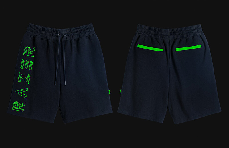 Razer Unleashed Shorts front and back © Razer shop