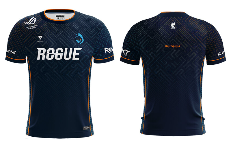 Rogue 2022 LEC Pro Kit Jersey - Front and Back © Rogue shop