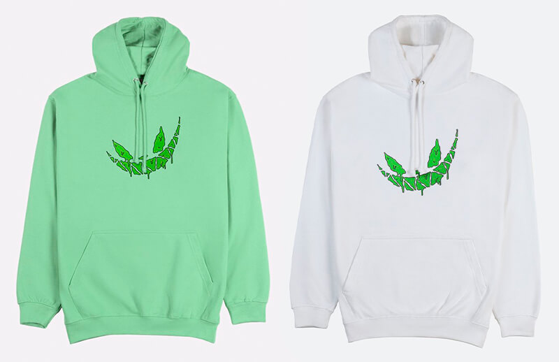 Rubius Mad Kat x Rick & Morty Slime white and green Hoodie © Mad Kat store