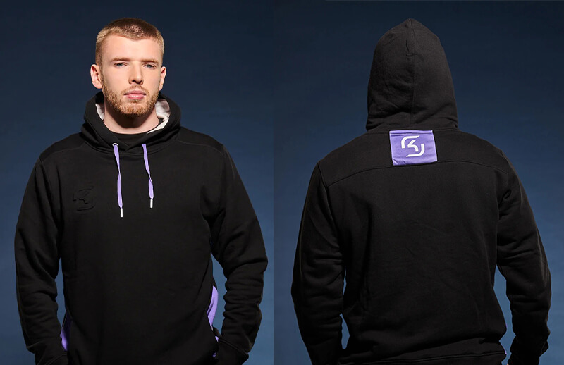 SK Gaming Essentials Black Hoodie © SK Gaming shop