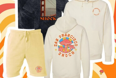 SF Shock Summer of Love clothing Collection © San Francisco Shock shop