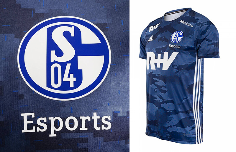 Schalke 04 Esports x Adidas player Jersey Details © Schalke 04 shop