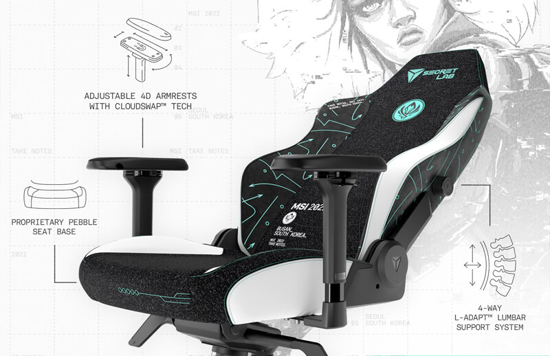 Secretlab LoL MSI 2022 Official Chair performance © Secretlab shop