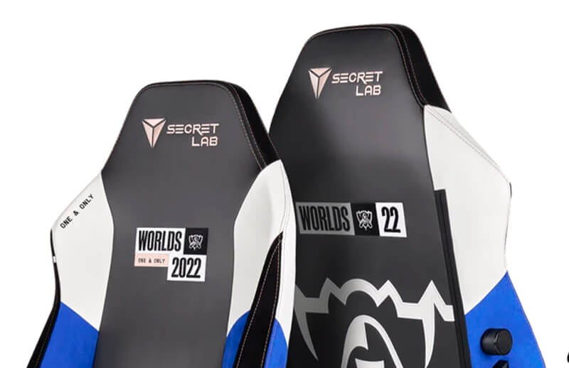 Secretlab TITAN LoL Worlds 2022 Details © Secretlab shop