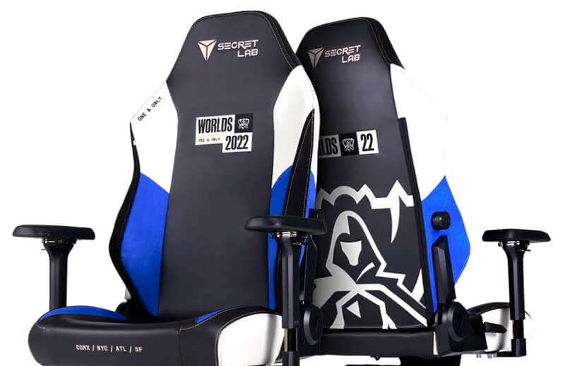 Secretlab TITAN League of Legends Worlds 2022 Back and Front © Secretlab shop