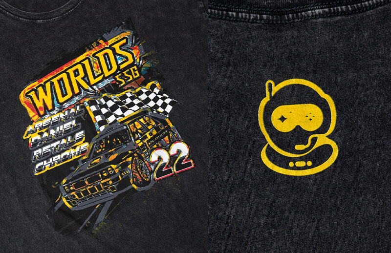 Spacestation Gaming RLCS Worlds T-shirt details © SSG shop