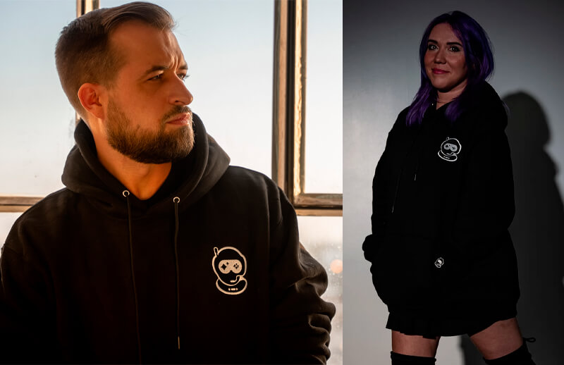 Spacestation Gaming Standard Issue black Hoodie © SSG shop