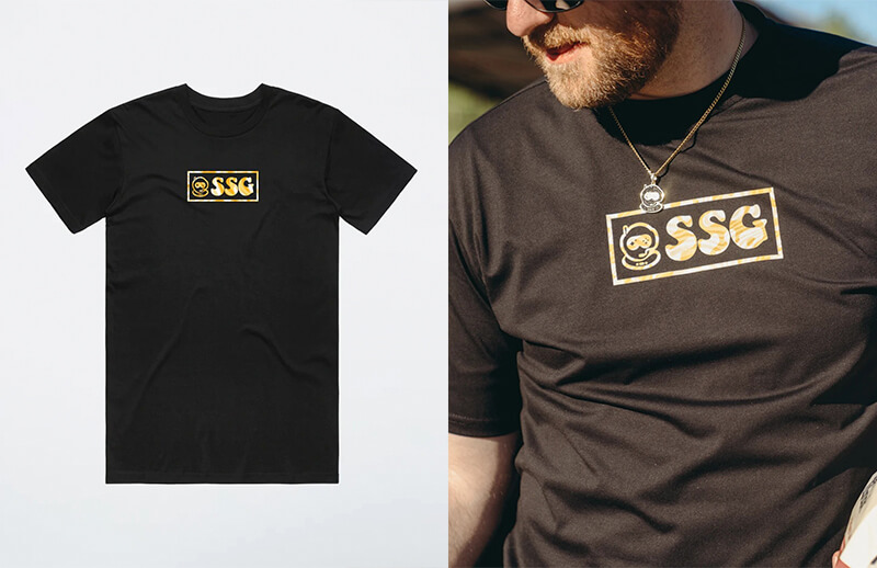 SSG Summer 2022 Black Camo T-shirt © Spacestation Gaming shop