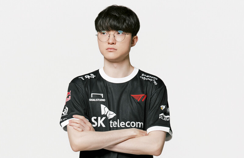 T1 2023 League of Legends Faker Jersey © T1 shop