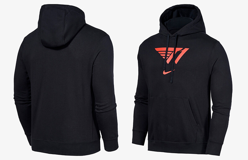T1 x Nike 2022 black Hoodie © T1 shop