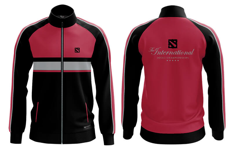 TI11 Official Player Jacket Back and Front © Dota2 We Are Nations shop