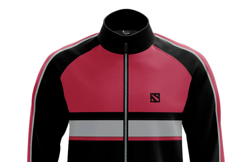 TI11 Official Jacket Front details © Dota2 We Are Nations shop