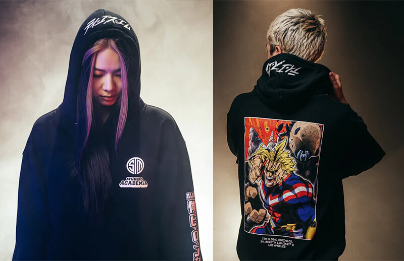 TSM x My Hero Academia All Might Hoodie © Team SoloMid shop