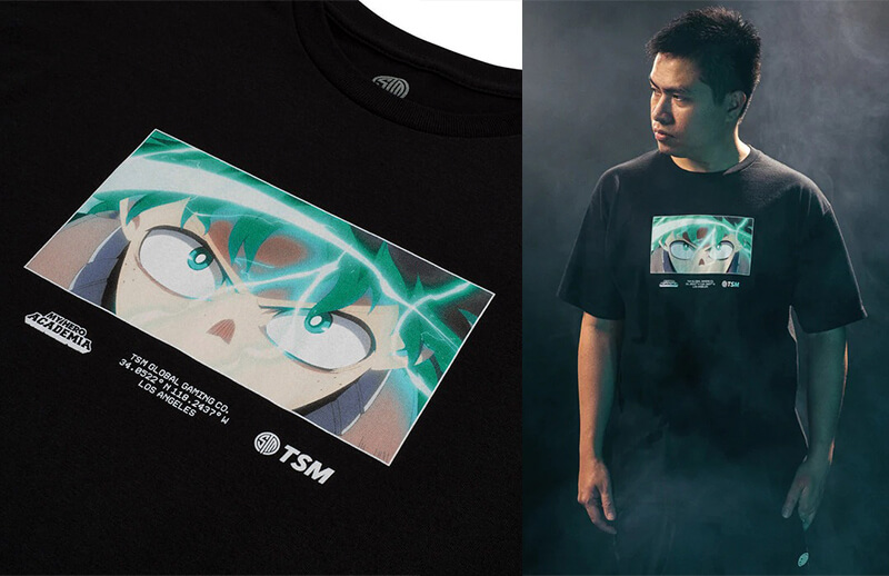 TSM x My Hero Academia Izuku Eyes T-Shirt © Team SoloMid shop