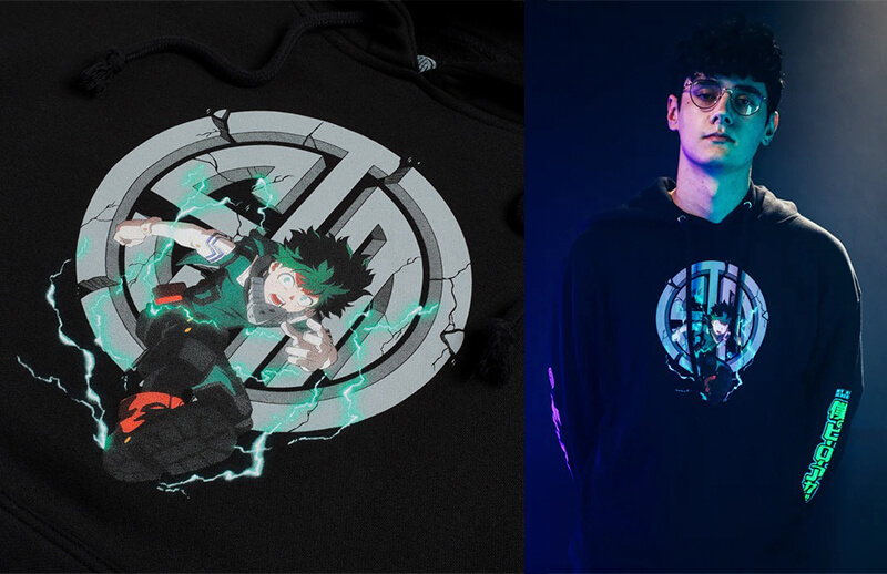 TSM x My Hero Academia Izuku Hoodie © Team SoloMid shop