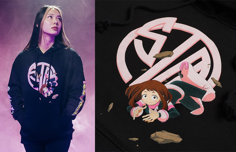 TSM x My Hero Academia Ochaco Hoodie © Team SoloMid shop