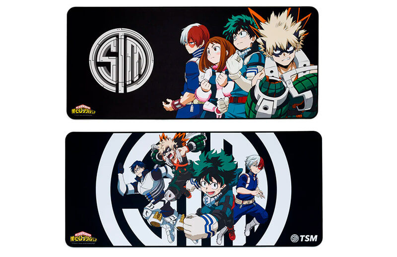 TSM x My Hero Academia Students and My Hero Mousepad © Team SoloMid shop