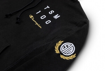 TSM x Champion #TSM100 Hoodie © Team SoloMid shop