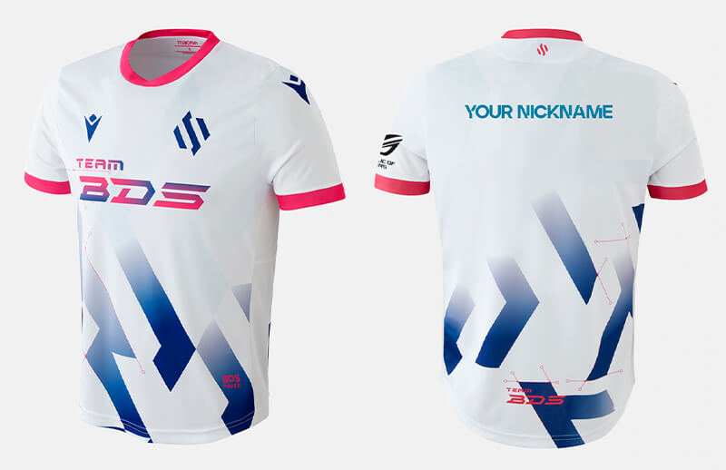 Team BDS RLCS World Championship Jersey back and front © Team BDS shop