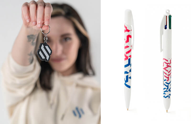 Team BDS Rebrand Keyring and Pens © Team BDS store