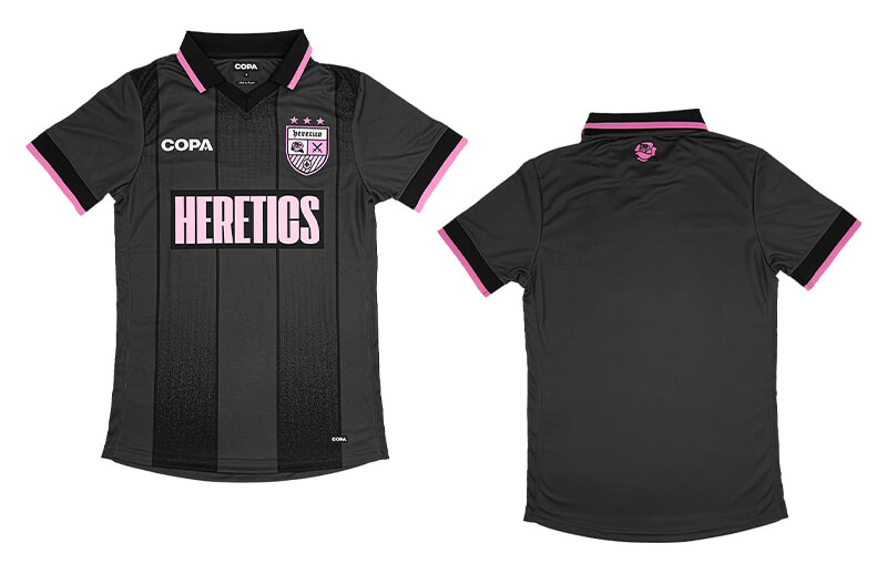 Heretics 5th anniversary exclusive jersey © Team Heretics store
