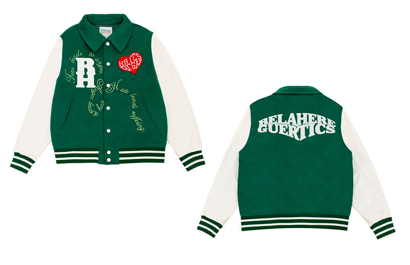 Heretics x Belaguer Winter Varsity Jacket © Team Heretics store