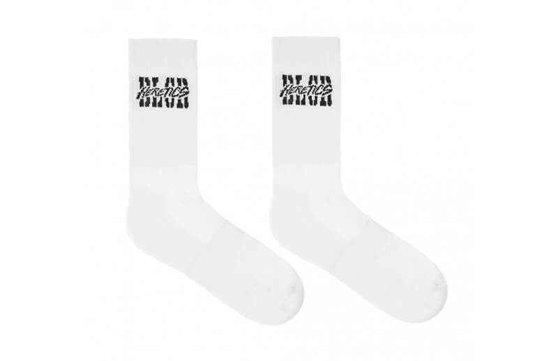 Heretics x Belaguer Winter white Socks © Team Heretics store