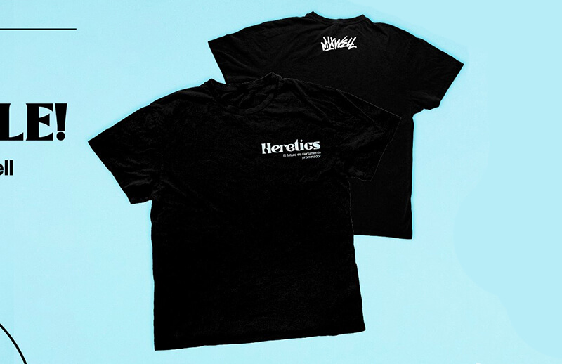Heretics x Mixwell Special Edition T-shirt © Team Heretics shop