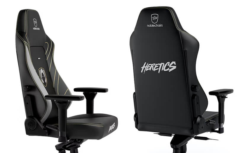 Team Heretics x Noblechairs HERO Chair Back and Side © Noblechairs shop