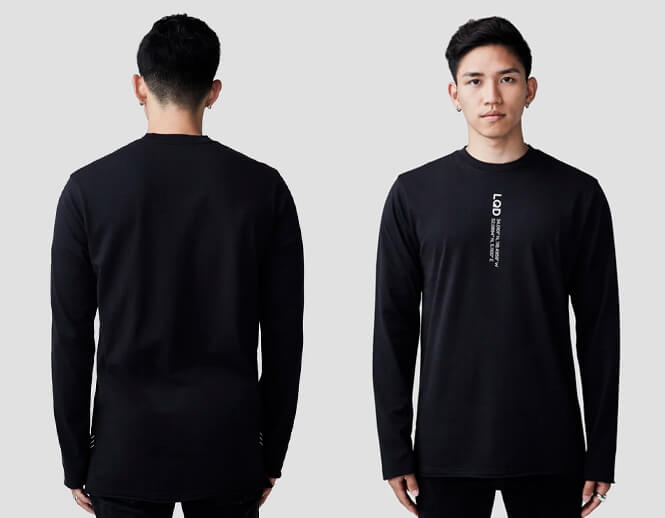 LQD raw edge long sleeve T-shirt © Team Liquid shop