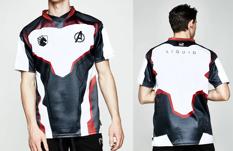 Team Liquid x MARVEL Avengers white T-shirt © Team Liquid shop