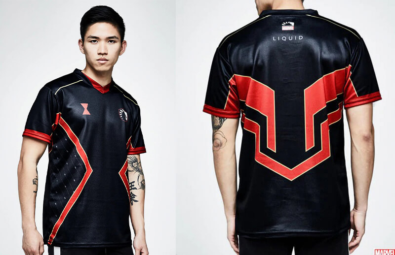 Team Liquid x MARVEL Black Widow T-shirt © Team Liquid shop