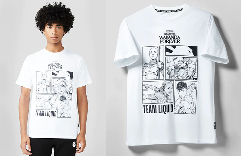 Liquid x MARVEL Black Panther Wakanda T-shirt © Team Liquid store