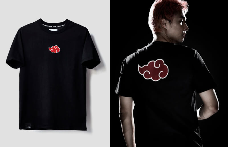 Liquid x Naruto The Akatsuki Collection Akatsuki cloud T-shirt © Team Liquid store